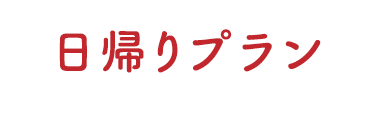 日帰りプラン